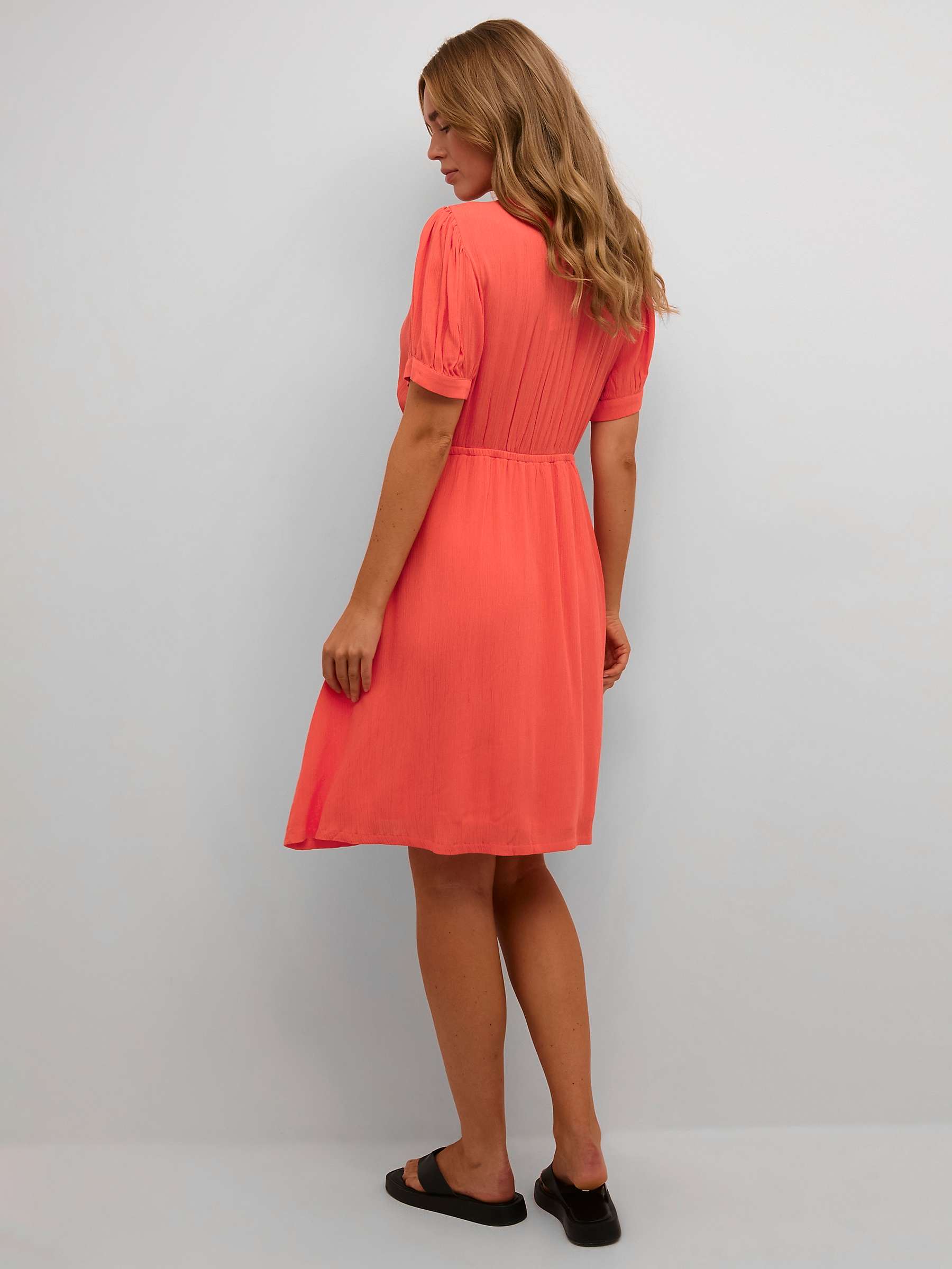 Buy KAFFE Short Sleeve V-Neck Dress Online at johnlewis.com