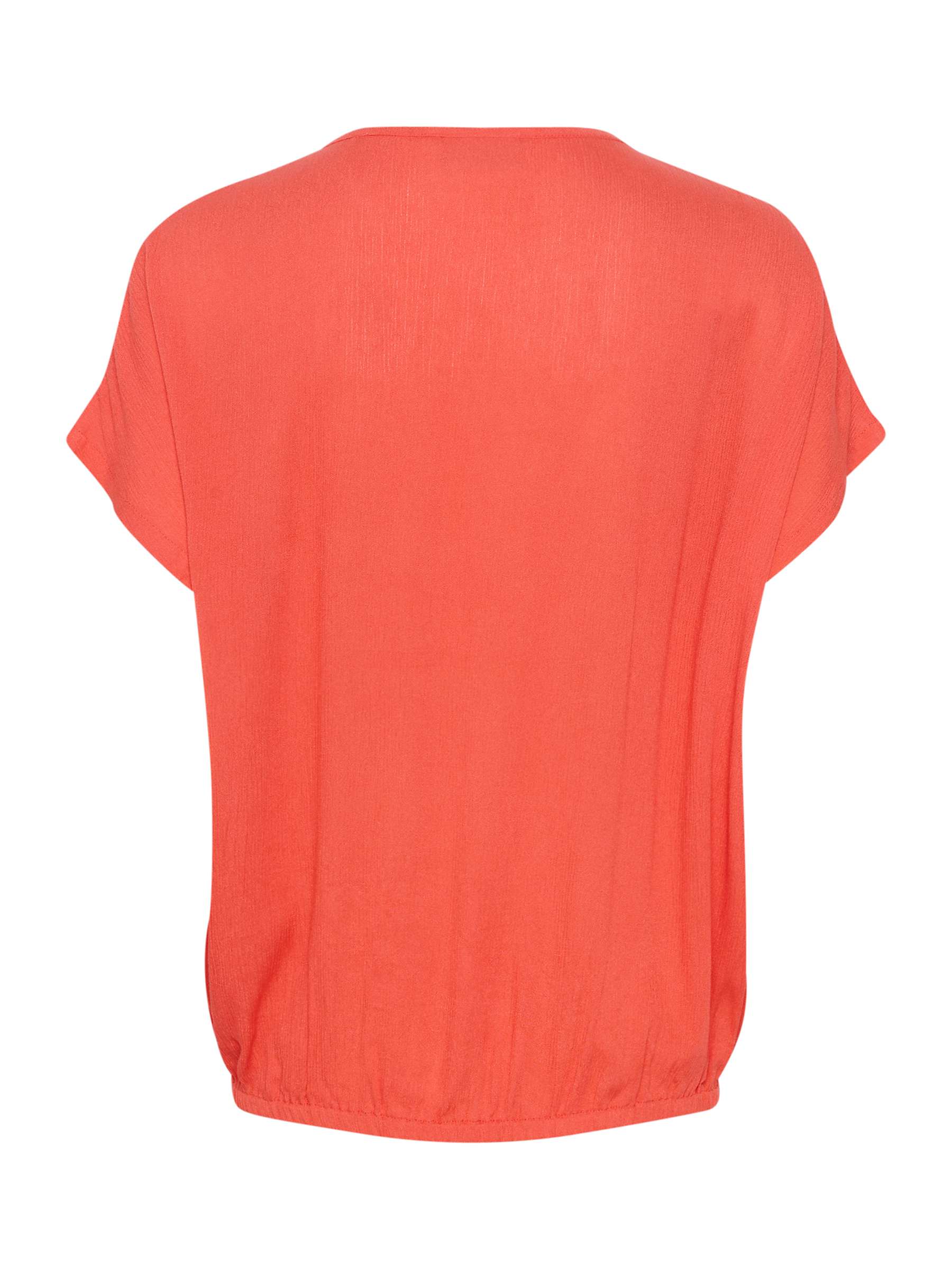 Buy KAFFE Amber Round Neck Short Sleeve Blouse Online at johnlewis.com