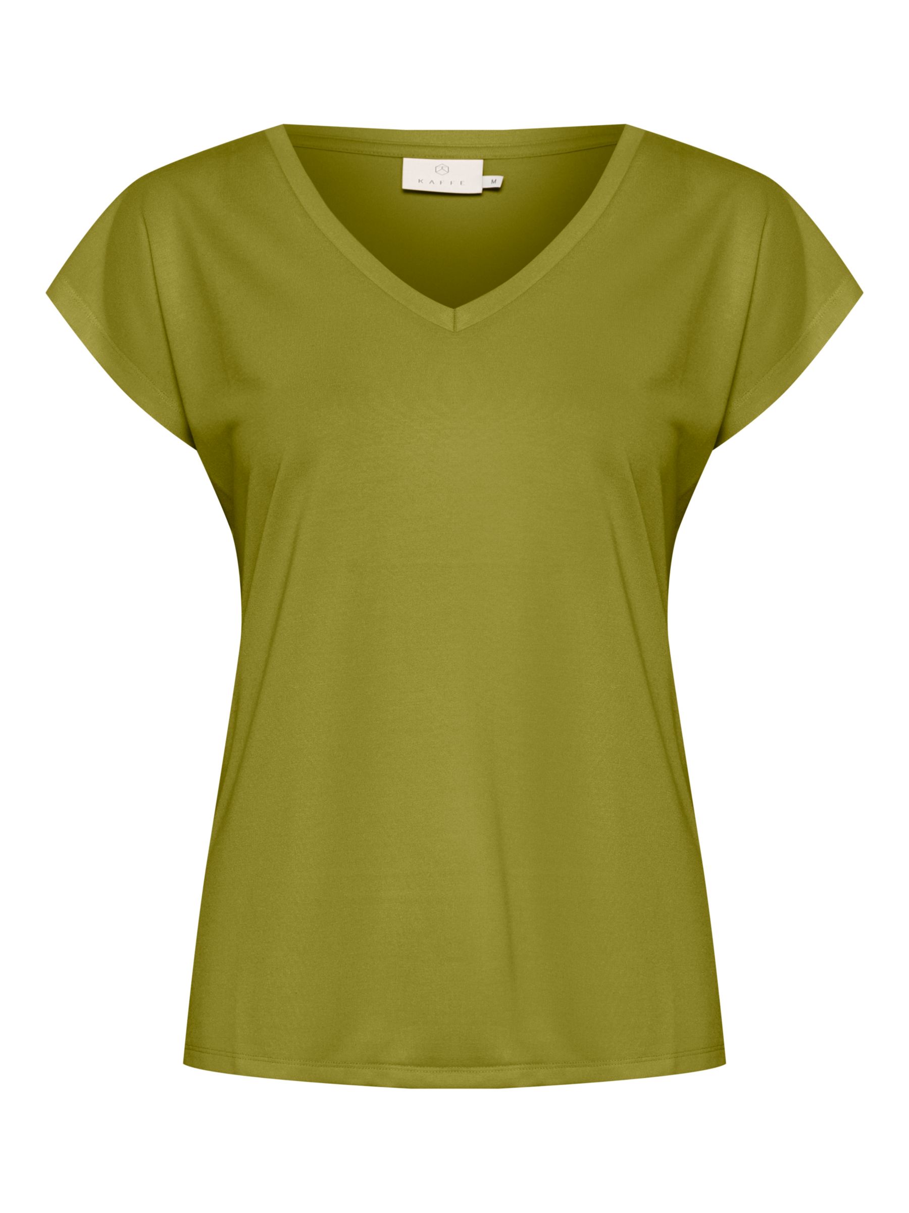 Buy KAFFE Lise V-Neck T-Shirt Online at johnlewis.com