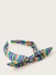Monsoon Kids' Rainbow Stripe Headband, Multi