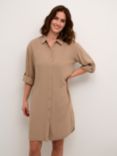 KAFFE Milia Linen Blend Shirt Dress