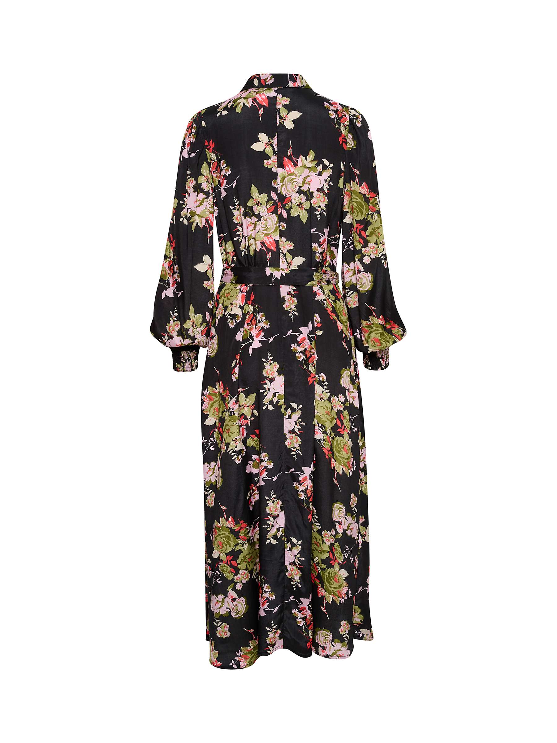 Buy KAFFE Pollie Shirt Maxi Dress, Stencil Flower Print Online at johnlewis.com