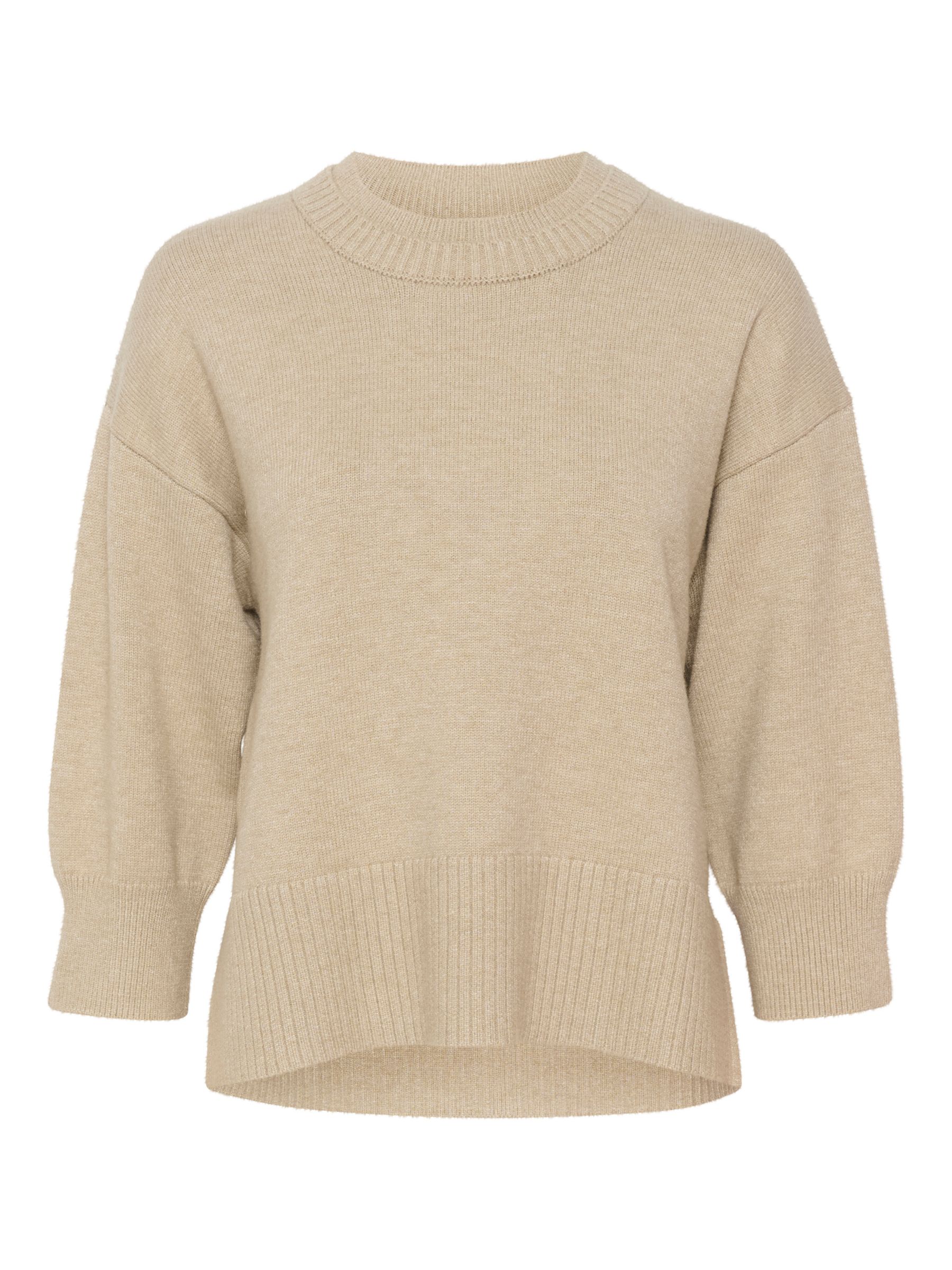 Buy KAFFE Markle Casual Fit Jumper, Feather Gray Online at johnlewis.com