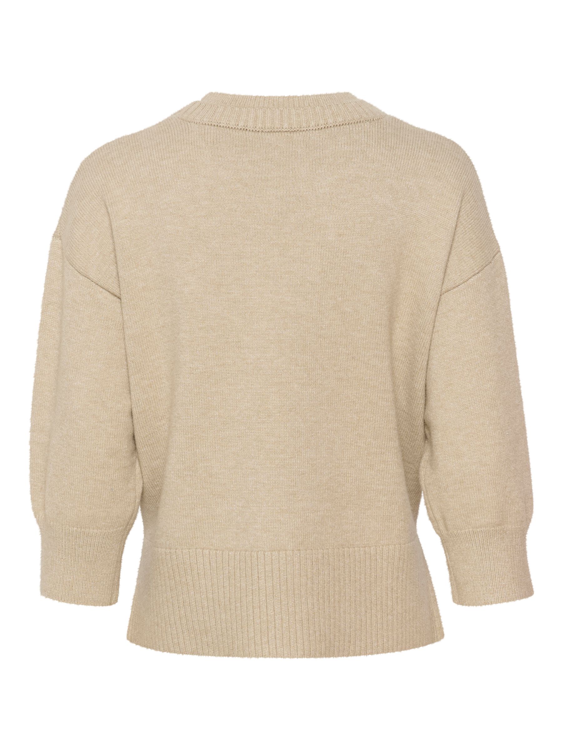 Buy KAFFE Markle Casual Fit Jumper, Feather Gray Online at johnlewis.com