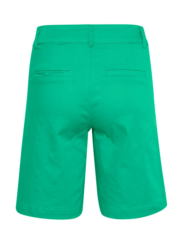 KAFFE Lea High Waist City Shorts, Gumdrop Green
