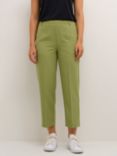 KAFFE Sakura Elastic Waist Suit Trousers, Mosstone