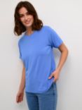 KAFFE Frida Short Sleeve Casual Fit T-Shirt, Ultramarine