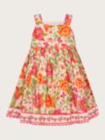Monsoon Baby Heritage Floral Print Dress, Multi, Multi