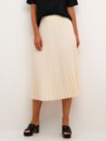 KAFFE Leandra Pleated Skirt, Turtledove