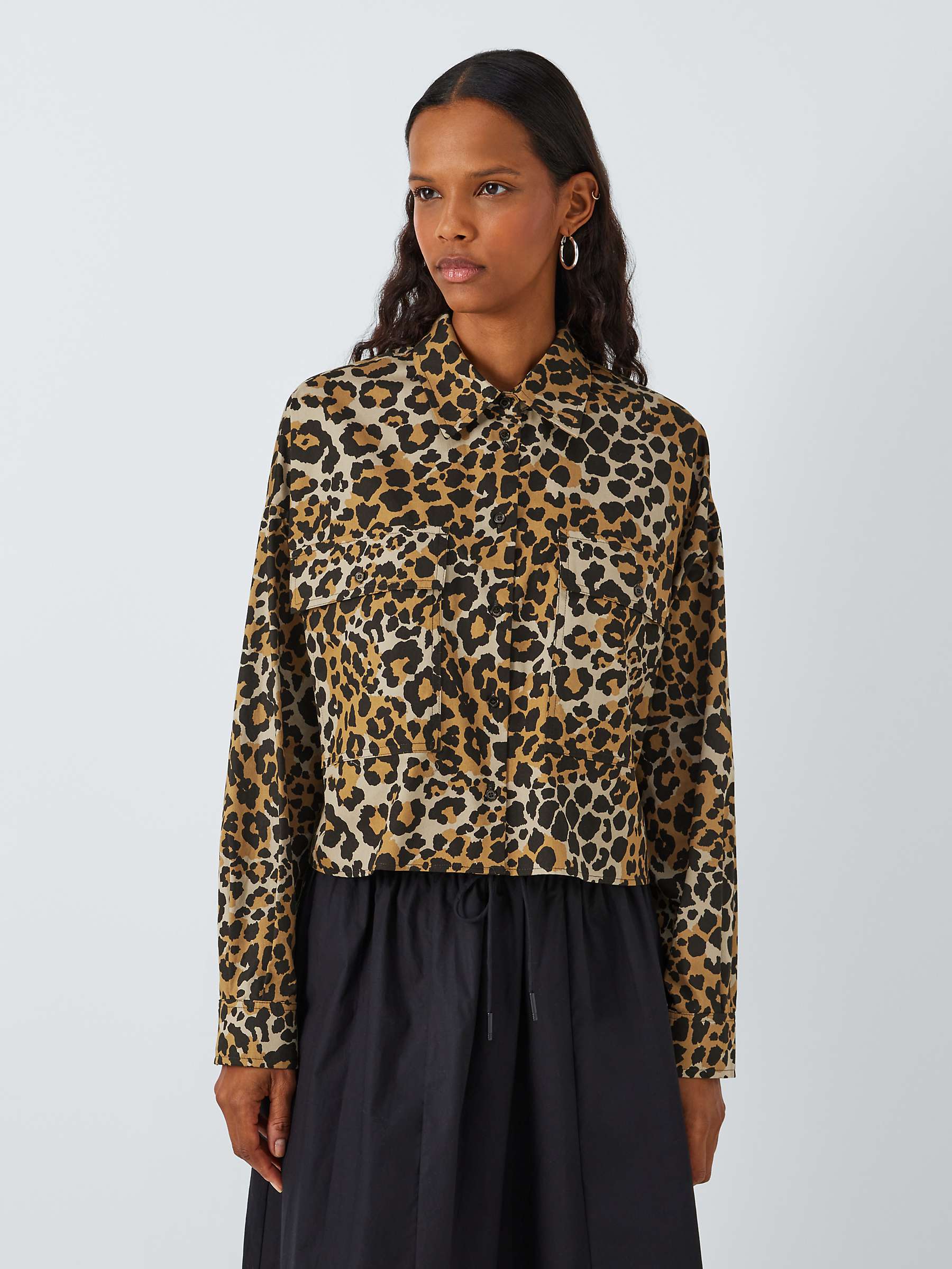 Buy Weekend MaxMara Leopard Print Jacket, Multi Online at johnlewis.com