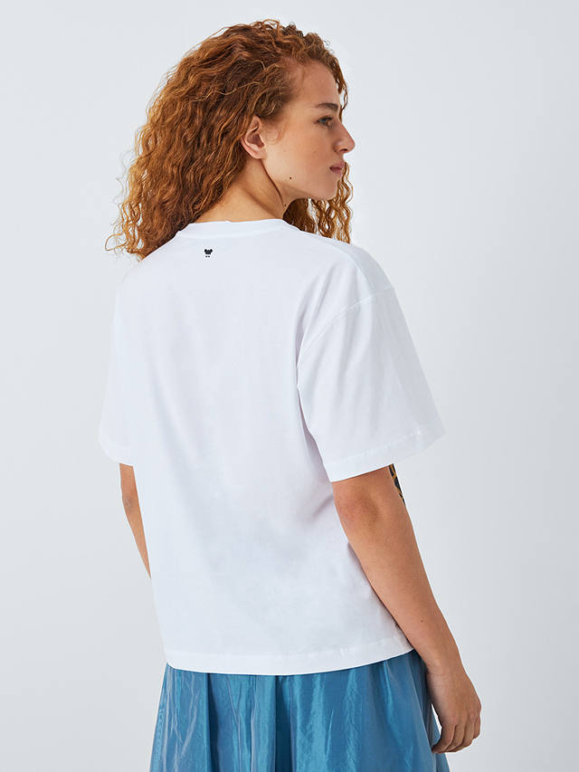 Weekend MaxMara Viterbo Leopard Graphic T-Shirt, White/Multi