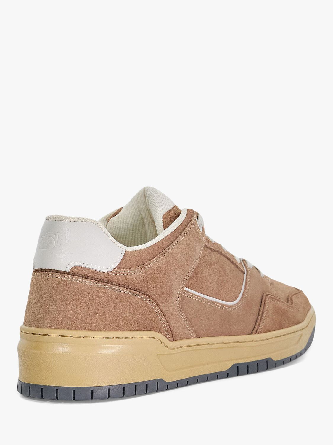 Buy Dune Tainted Suede Trainers, Beige Online at johnlewis.com