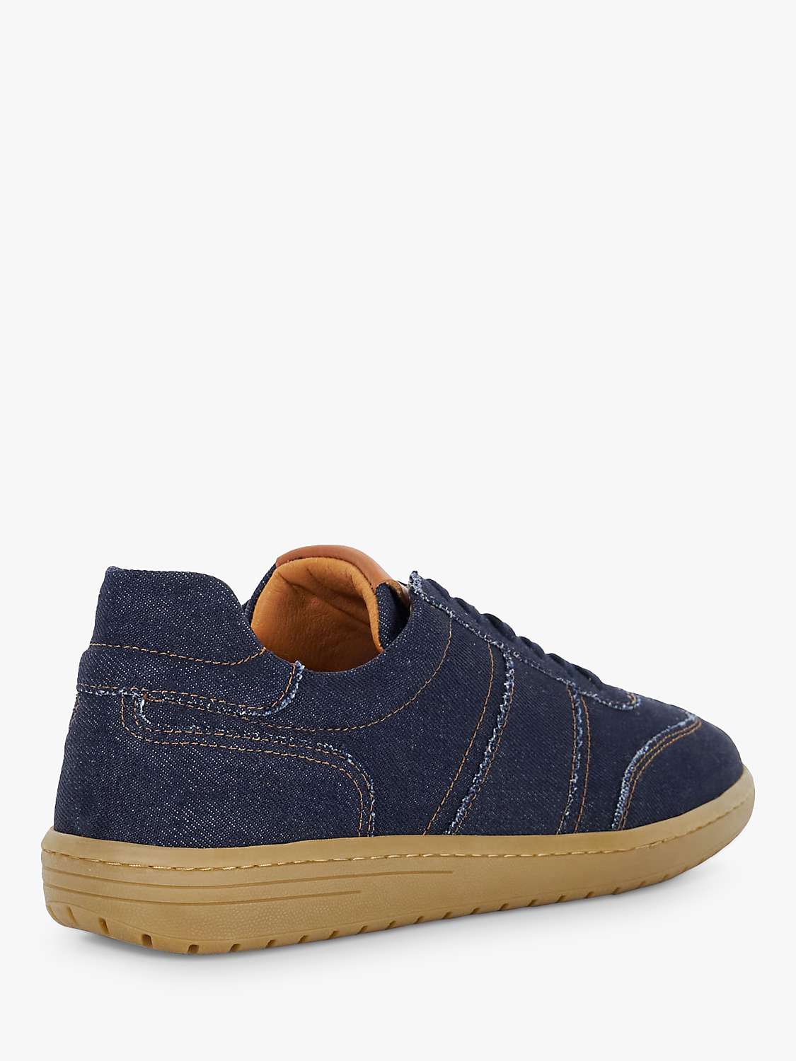 Buy Dune Torress Suede Low Profile Retro Trainers, Blue Online at johnlewis.com