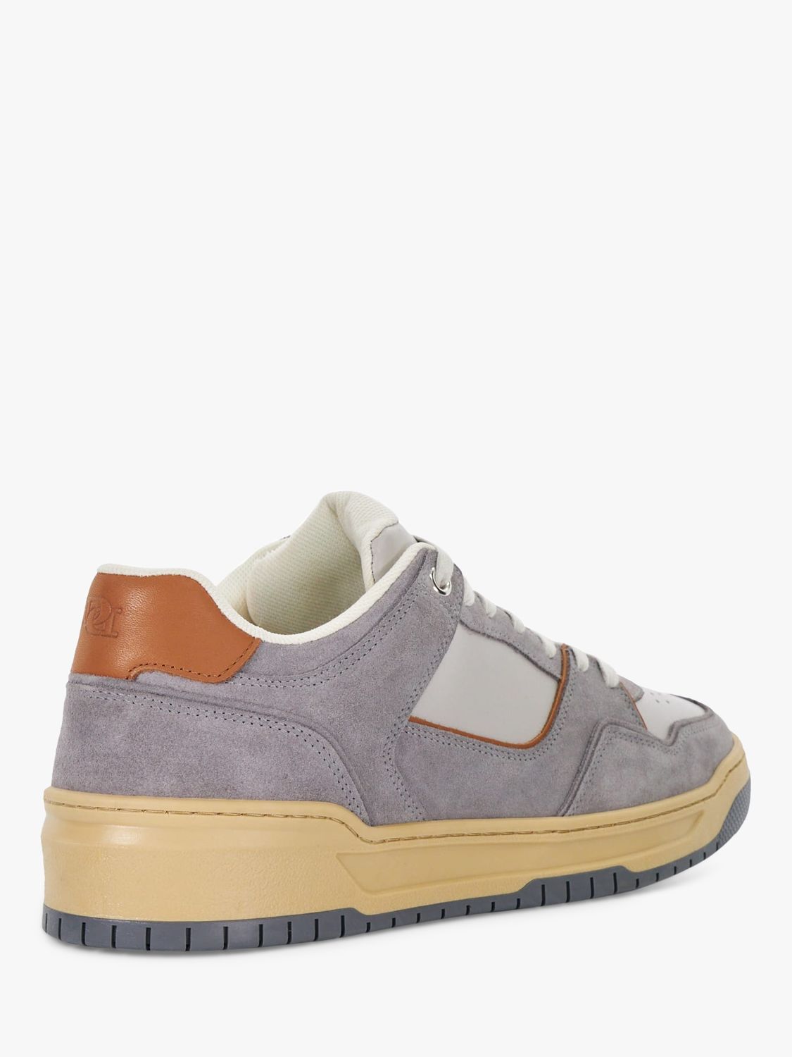Buy Dune Tainted Leather and Suede Trainers Online at johnlewis.com