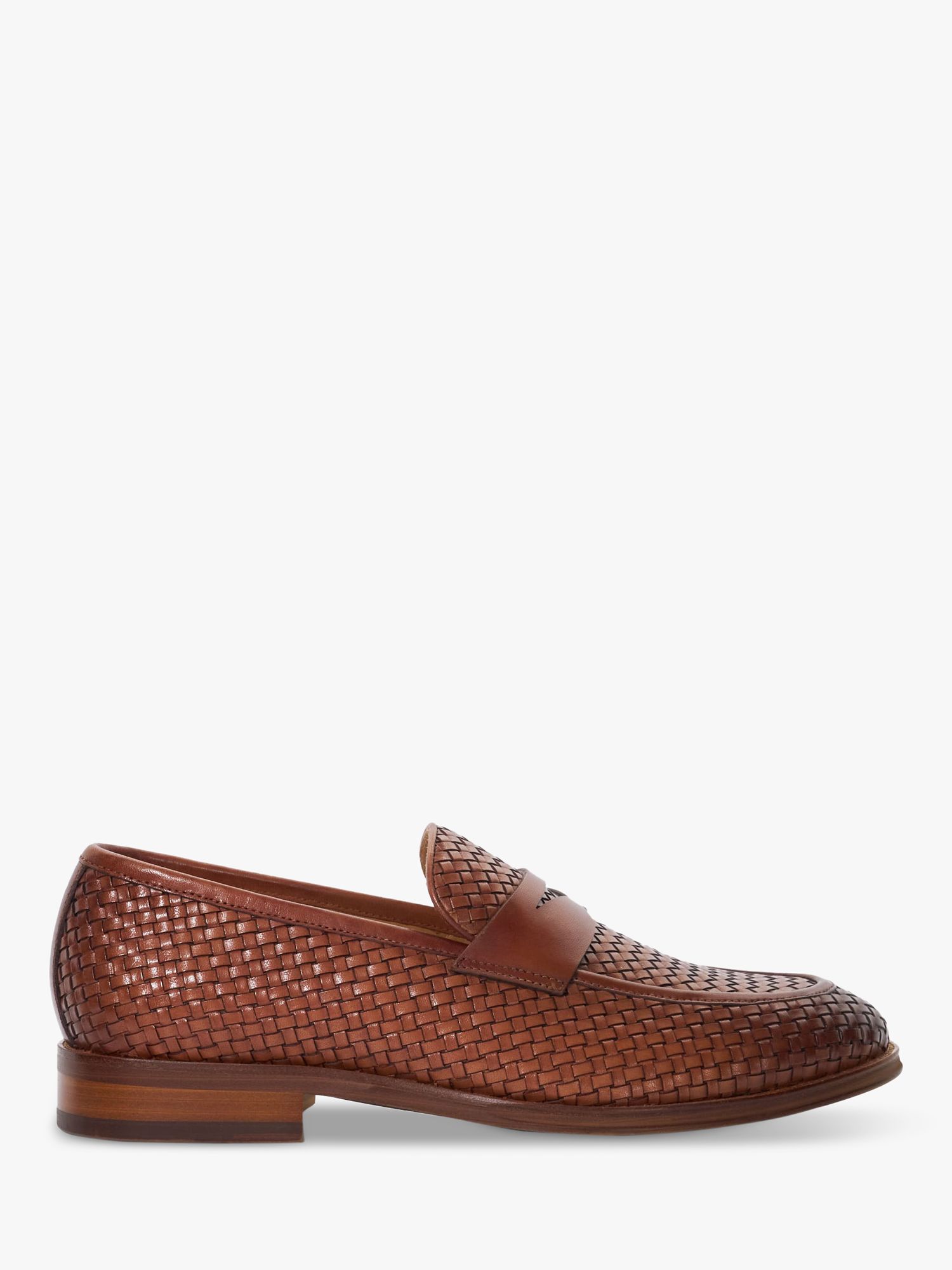 Dune Saharas Leather Penny Loafers, Tan, 6