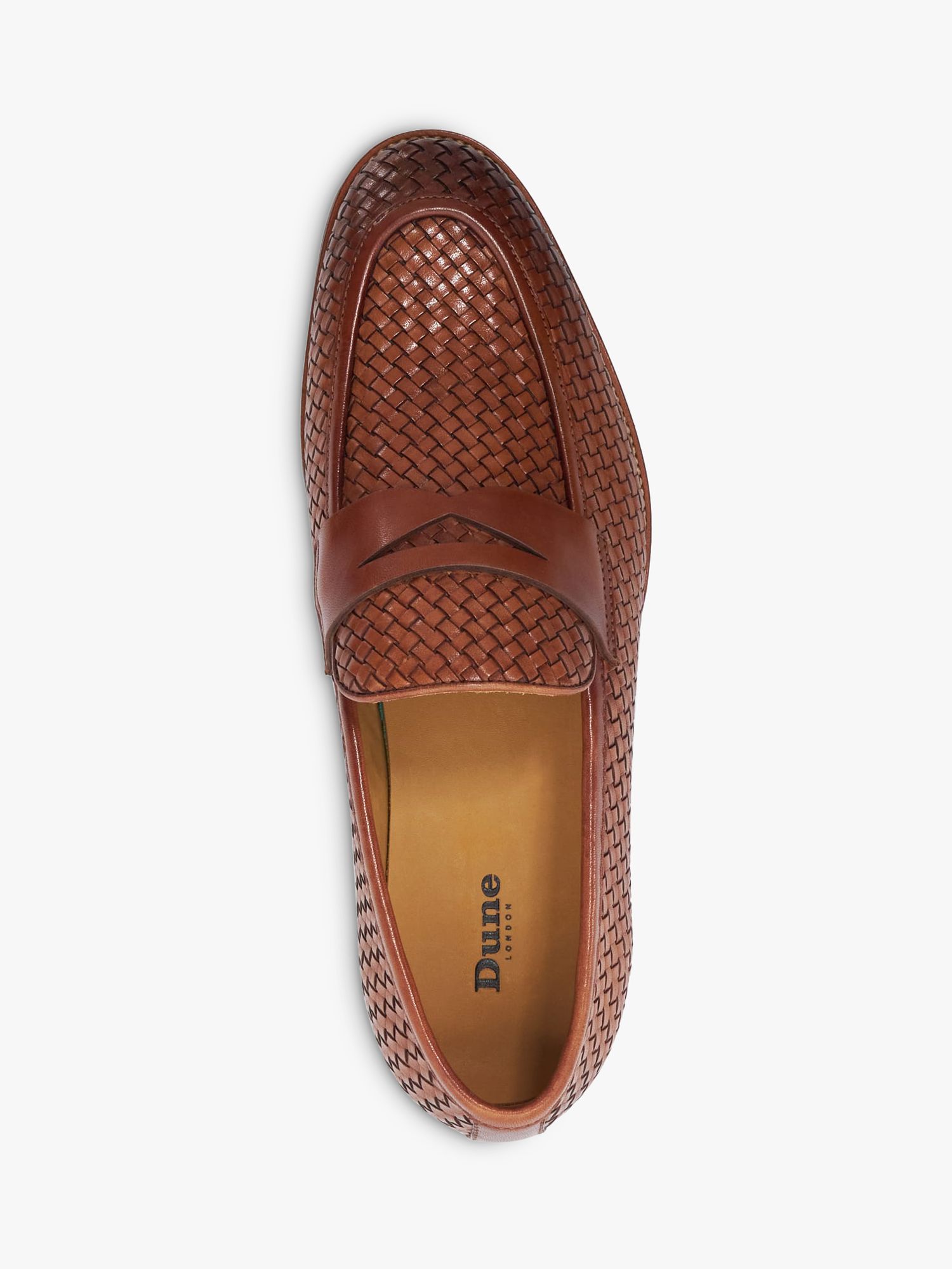 Dune Saharas Leather Penny Loafers, Tan, 6