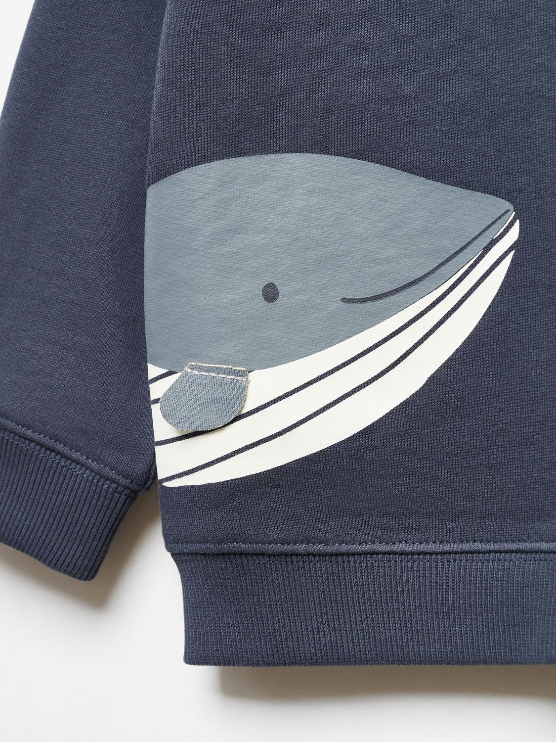 Buy Mango Baby Ballena Whale Graphic Sweatshirt, Navy Online at johnlewis.com