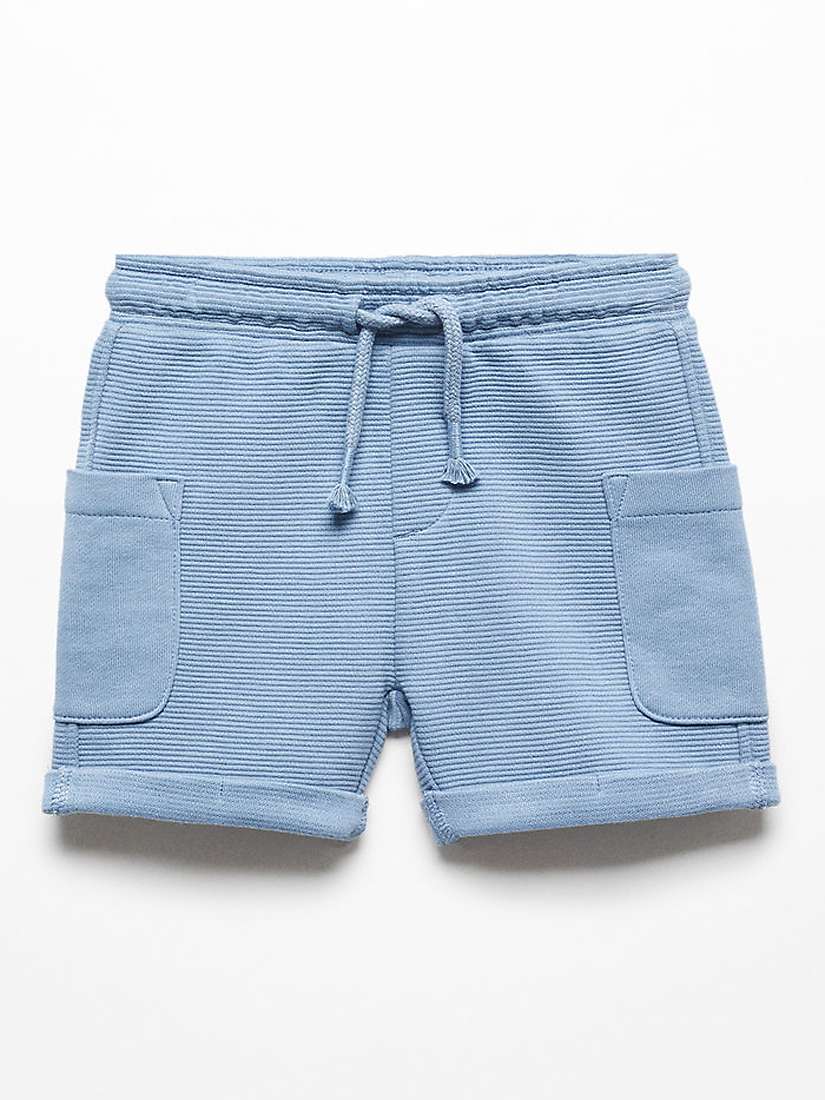 Buy Mango Baby Wave Textured Drawstring Shorts Online at johnlewis.com