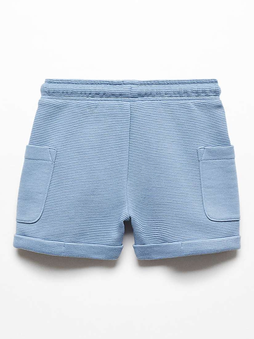 Buy Mango Baby Wave Textured Drawstring Shorts Online at johnlewis.com