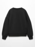 Mango Kids' Dance All Day Sweatshirt, Black