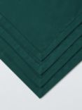 John Lewis Hem Stitch Cotton Napkins, Set of 4, Green