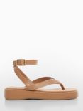 Mango Tila Sandals, Medium Brown