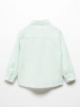 Mango Baby Blas Regular Fit Shirt, Turquoise Aqua