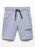 Mango Kids' Safari Bermuda Shorts, Medium Blue