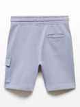 Mango Kids' Safari Bermuda Shorts, Medium Blue