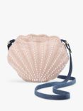 Stych Kids' Sequin Shell Shoulder Bag, Light Purple