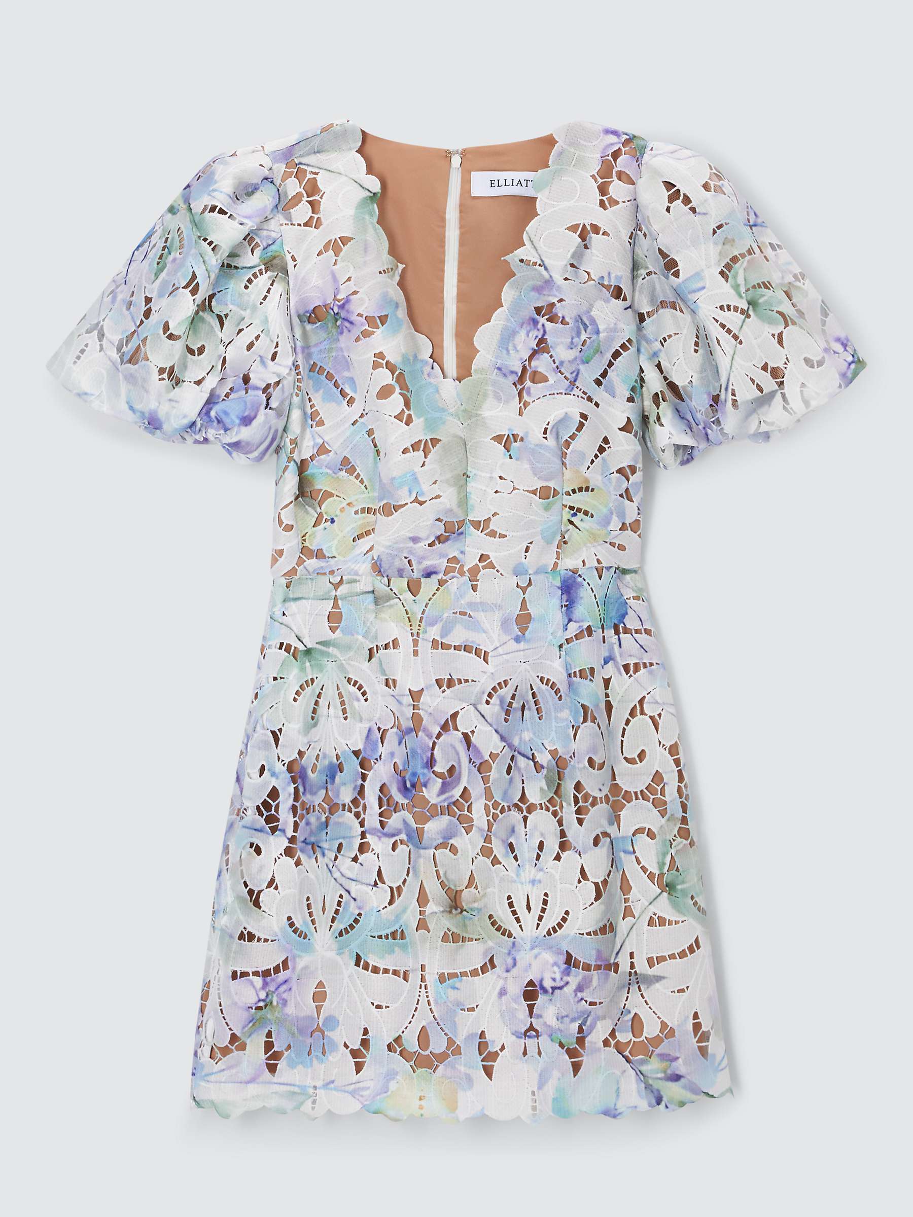 Buy Elliatt Seville Floral Cut Out Mini Dress, Multi Online at johnlewis.com