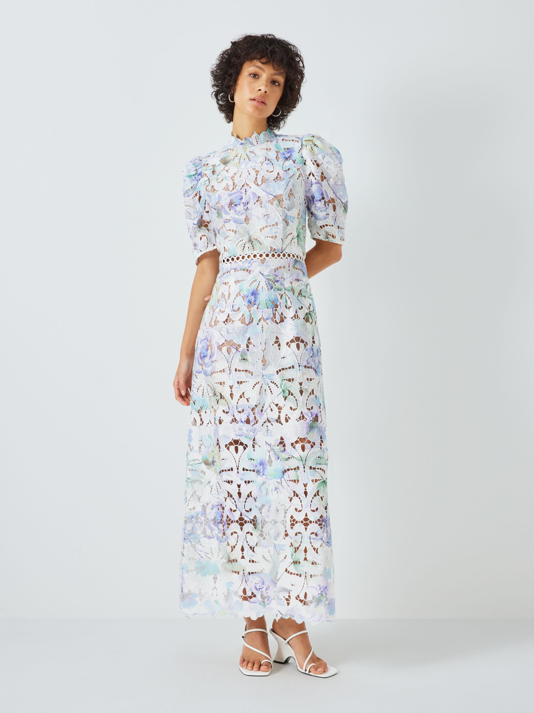 Buy Elliatt Oslo Floral Cut Out Maxi Dress, Multi Online at johnlewis.com