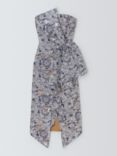 Elliatt Mojava Abstract Print Bandeau Dress, Slate Blue