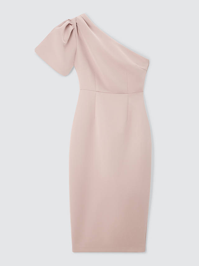 Elliatt Starfire One Shoulder Midi Dress, Blush at John Lewis & Partners