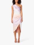 Elliatt Munich Ombre One Shoulder Midi Dress, Pastel