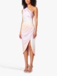 Elliatt Munich Ombre One Shoulder Midi Dress, Pastel