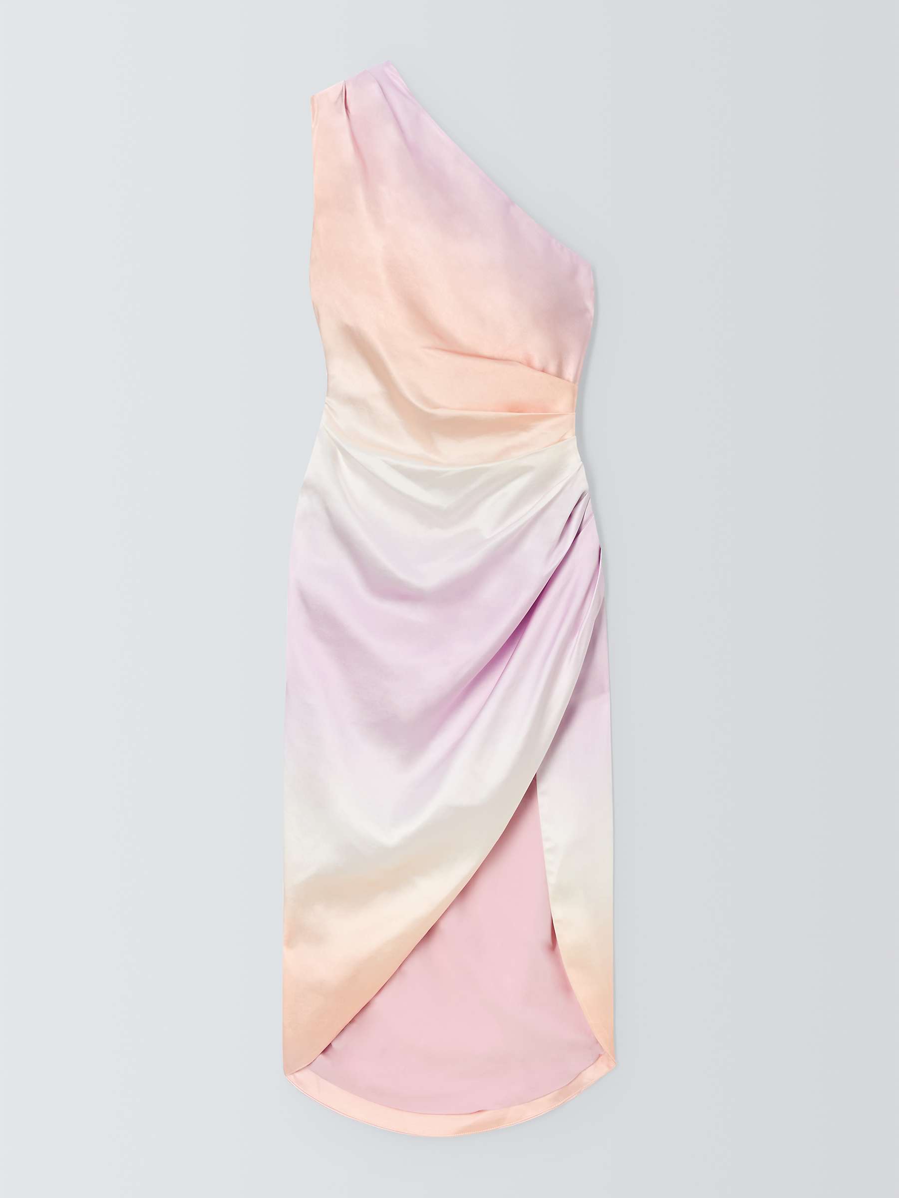 Buy Elliatt Munich Ombre One Shoulder Midi Dress, Pastel Online at johnlewis.com