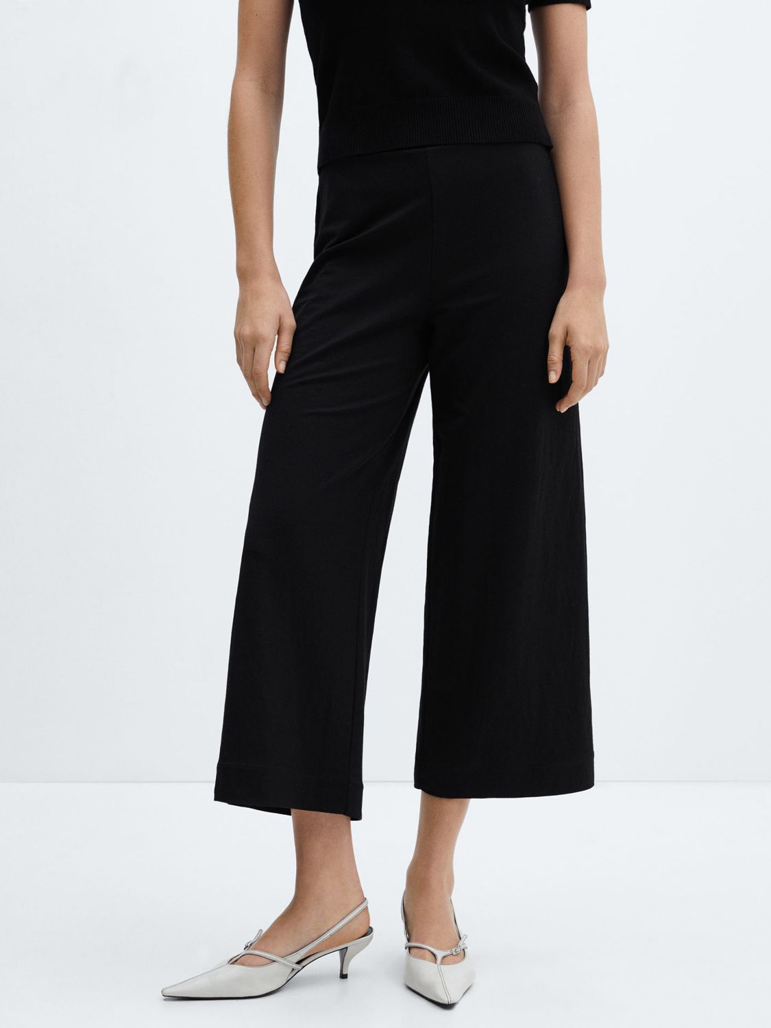 Mango Elasticated Waist Culottes