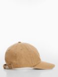Mango Quote Embroidered Message Cap, Light Beige
