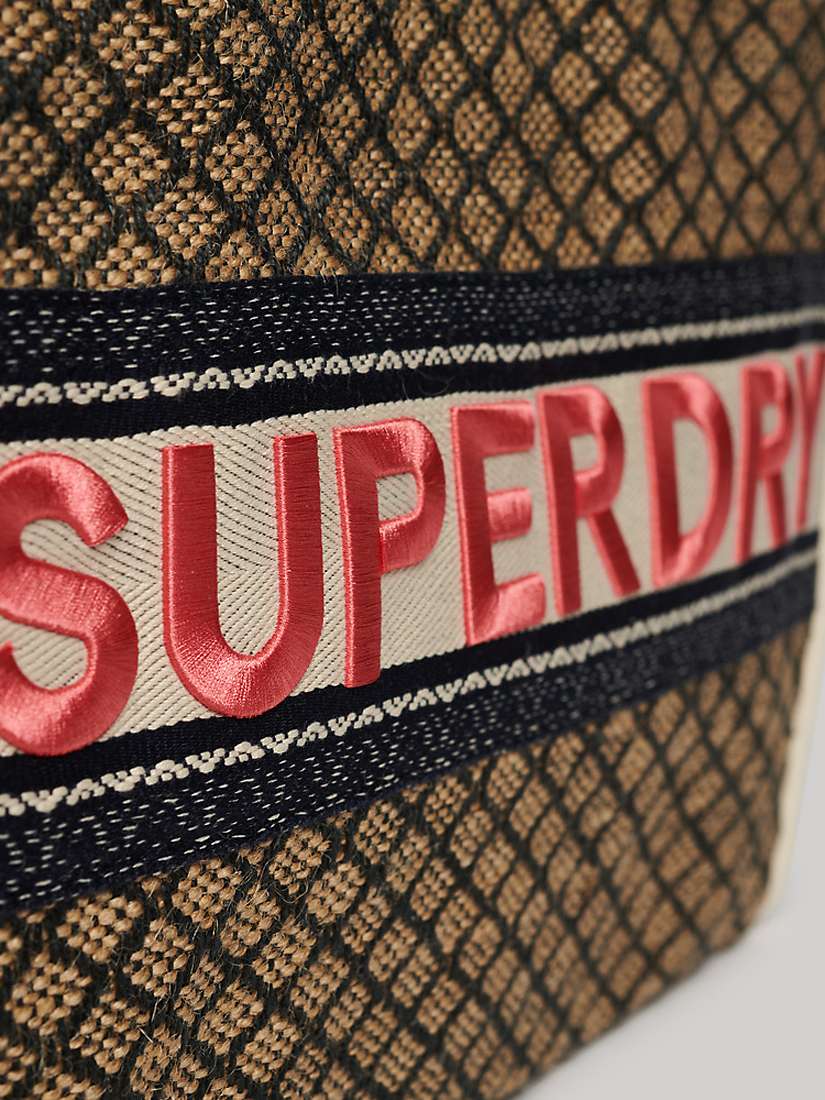 Buy Superdry Luxe Tote Bag, Navy Diamond Online at johnlewis.com