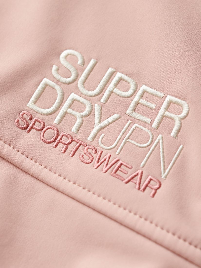 Buy Superdry Hooded Soft Shell Trekker Jacket, Vintage Blush Pink Online at johnlewis.com