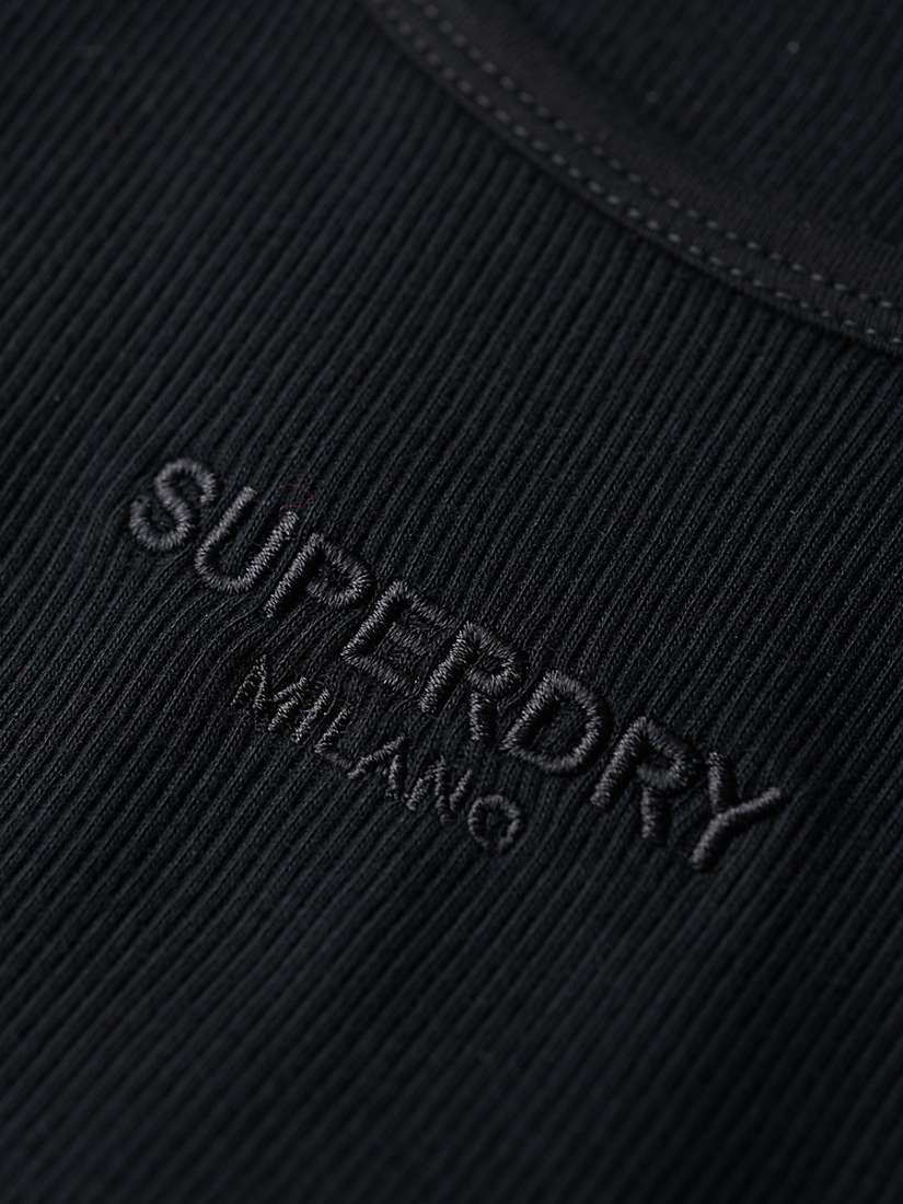 Buy Superdry Embroidered Rib Racer Vest Online at johnlewis.com