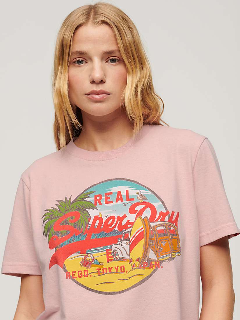 Buy Superdry LA Graphic Relaxed T-Shirt Online at johnlewis.com
