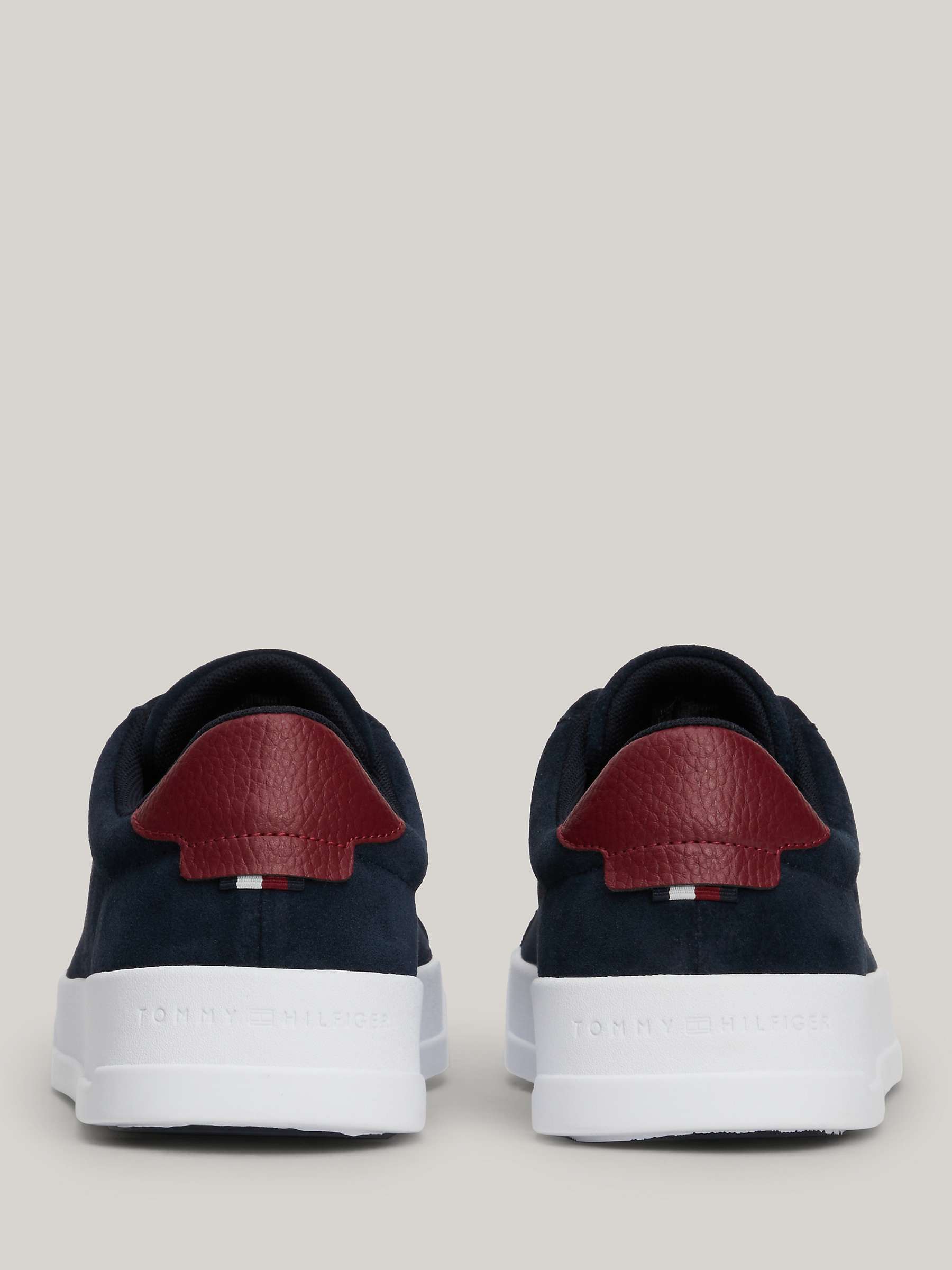 Buy Tommy Hilfiger Court Suede Low Top Trainers Online at johnlewis.com