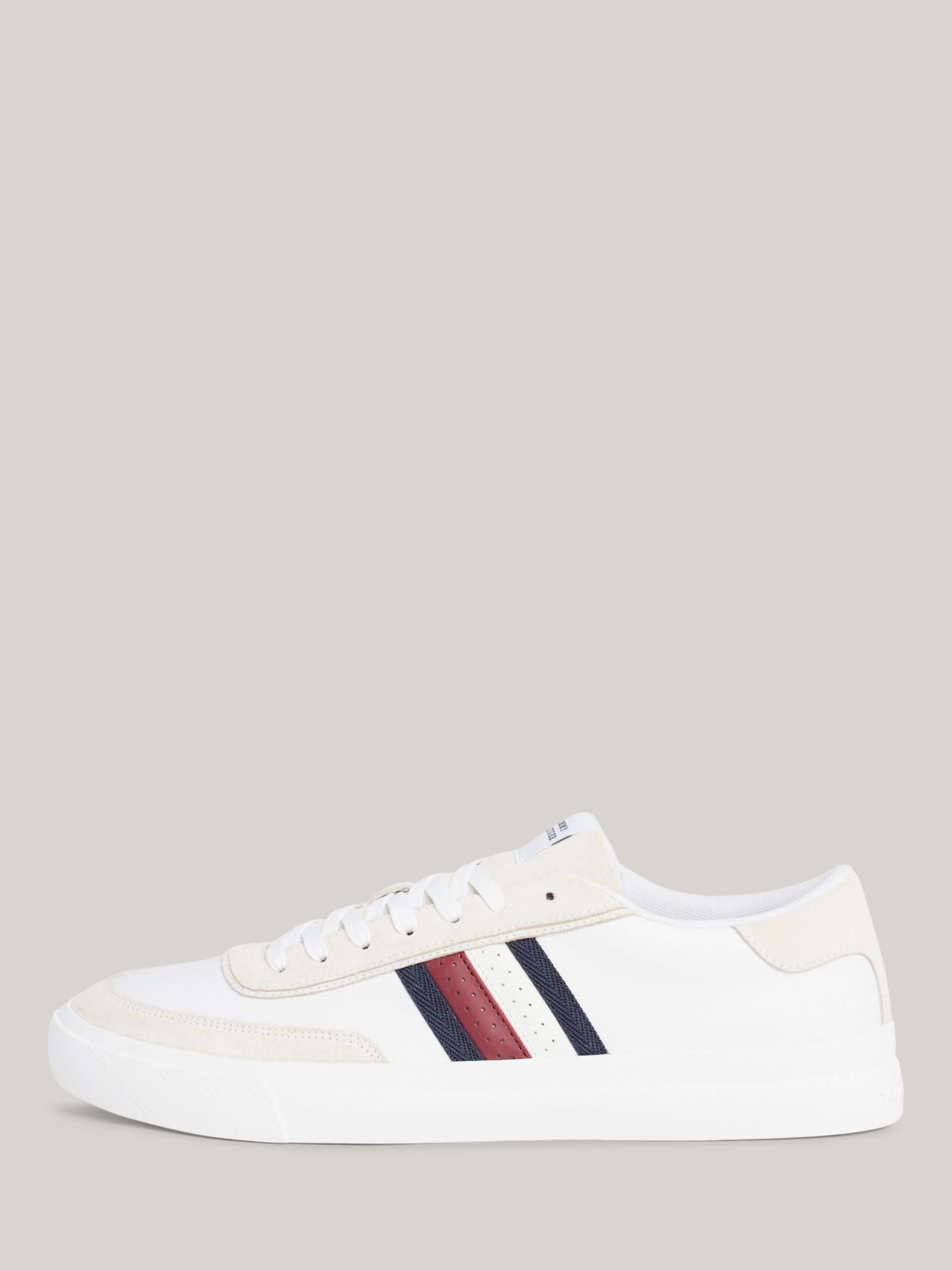 Buy Tommy Hilfiger Cupsole Leather Low Top Trainers Online at johnlewis.com