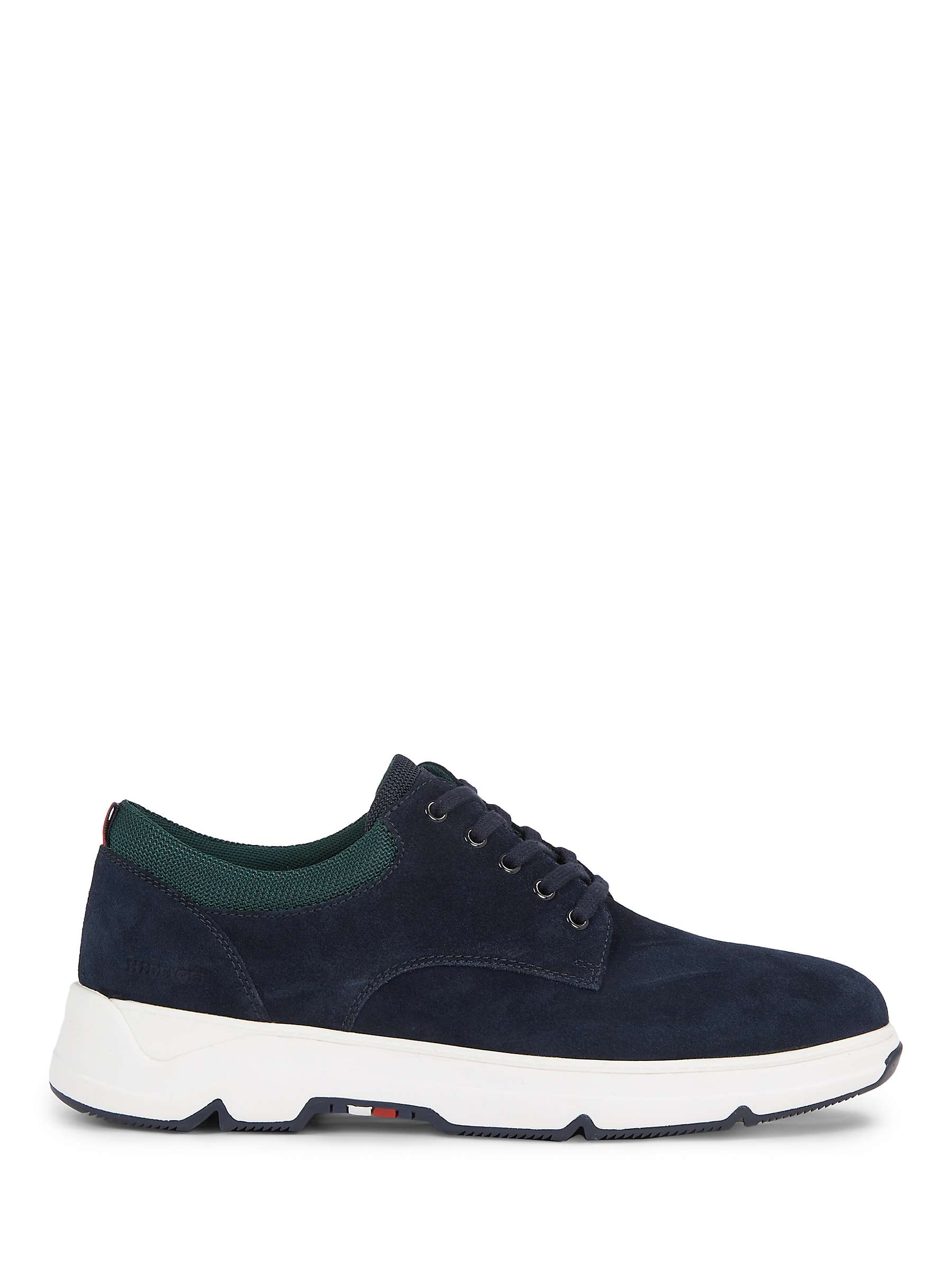 Buy Tommy Hilfiger Hybrid Suede Lace Up Trainers, Desert Sky Online at johnlewis.com