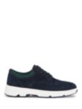 Tommy Hilfiger Hybrid Suede Lace Up Trainers, Desert Sky