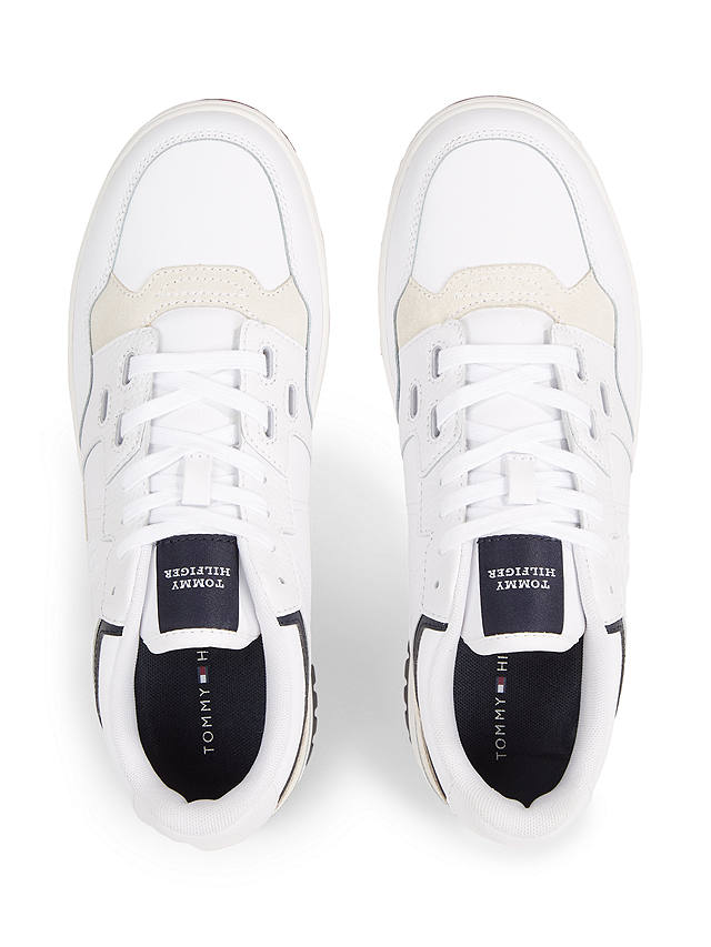 Tommy Hilfiger Basket Street Low Top Trainers, White