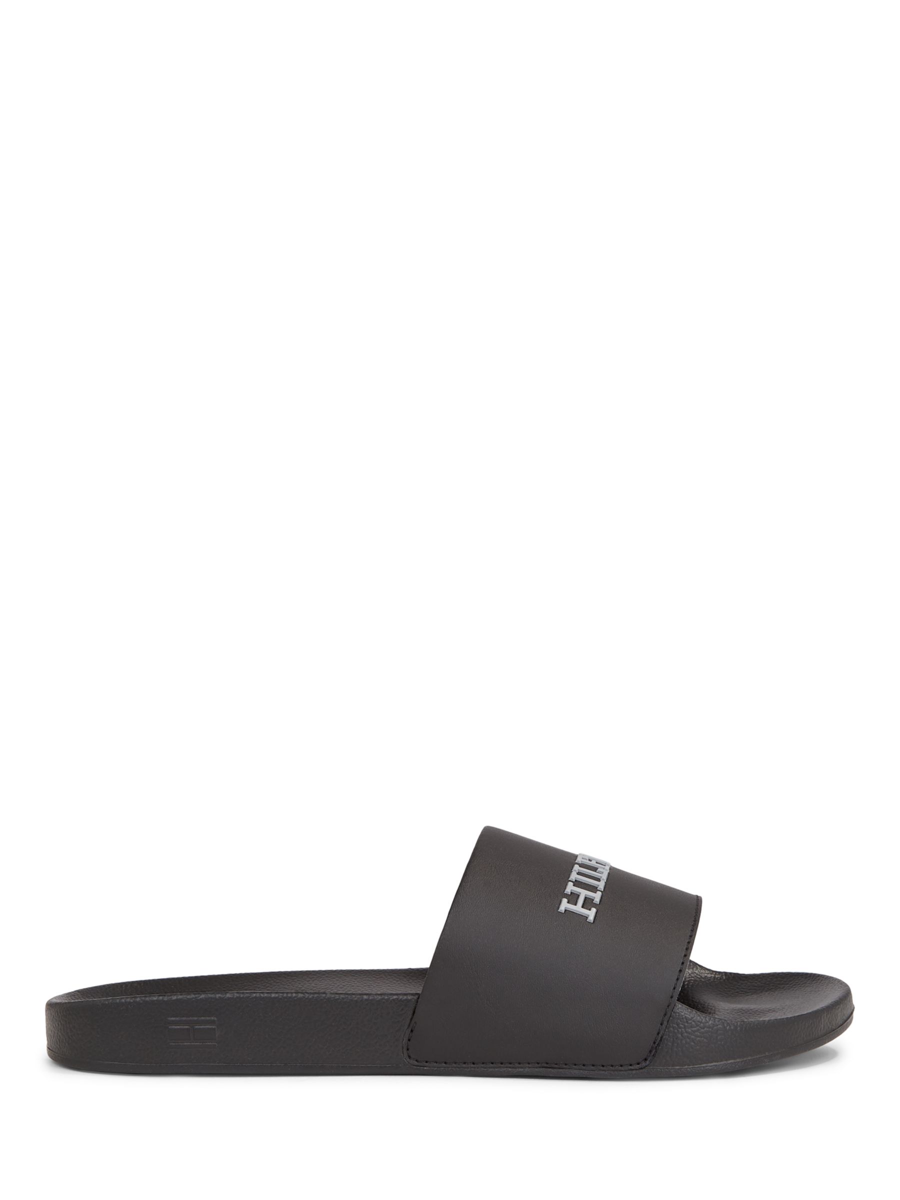 Tommy Hilfiger Pool Slide Sandals, Black