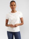 Hobbs Pixie Lemon & Lime Print T-Shirt, White/Multi